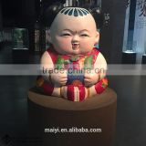 Chinese folk culture art silicone sculpture of clay doll