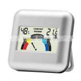 NEW Design Digital Thermometer and Hygrometer With Comfort Lever Indicator S3341H, Colorful Display, Best for Decoration