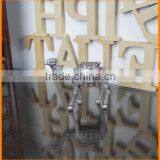 2181S-DP Trumpet Standing Camel Diamond Shape Metal Jewelry Box Upscale Gift thumbnail-3