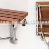 Wooden folding bath stool