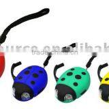 Plastic Dynamo Rechargeable 2 Led Light With Keychain for Gift