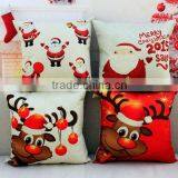 Merry Christmas Gifts to Every Home Cotton Linen Throw Pillow Case Cushion Cover Home Sofa Decorative 18 X 18 Inch thumbnail-2