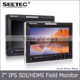 HDMI SDI YPbPr Audio Video Input High Resolution 1280X800 Ips Panel Image Flip Vector Scope 7" Video Monitor Quality Choice