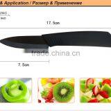 Top Quality Gifts Zirconia Black Blade Black Handle 3" 4" 5" Inch + Peeler + Covers Ceramic Knife Set Kitchen Fruit Knife Set thumbnail-2