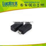 USB Adatper, USB Mini 5 Pin Female to Micro B Male Adapter