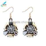 Retro Eardrop Women Earrings Accessories Wholesale Gold-plated Flowers thumbnail-2