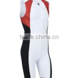 good quality fabric Sublimation zipper Full Sublimation Lycra Sublimated Compression Triathlon Clothing