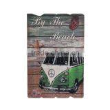 Wholesale Fashion Style Bus Design Wood Wall Printing Crafts thumbnail-4