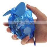 Foam blade plastic housing water spray fan with alloy carabiner