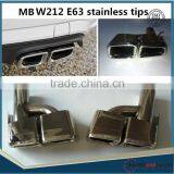 W212 Exhaust Pipe/muffler Tips for MB E-Class A- W212 E63 *304 Stainless Material thumbnail-1
