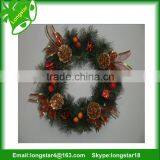 Good Quality Customized Decorated Christmas Wreaths With Colorful Designs thumbnail-1
