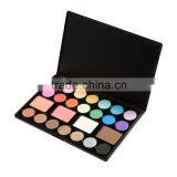 2 Color Blusher 2 Color Bronzer 21 Earth Soft Color Glittering Matte Eyeshadow Eye Shadow Makeup Palette Set thumbnail-1