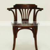 Wooden Design Coffee Shop Arm Chair thumbnail-3