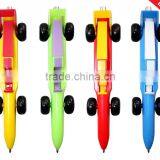 Fashion Colorful Car Shape Pen/plastic Car Pen