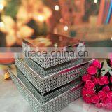 Wedding Decorations Table Decor Crystal Wedding Suqare Cake Stands for Wedding Centerpieces thumbnail-1