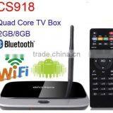 Fully Loaded CS918 Android 4.4.2 2G+8G RK3188 Quad Core Android tv Box Cs918 thumbnail-1