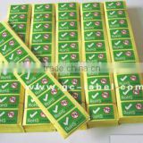 Guangzhou manufacturer high quality adhesive label cmyk printed self-adhesive label