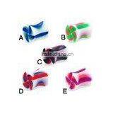 Windmill Design Acrylic Ear Plugs Body Piercing Jewelry thumbnail-1