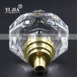 Hardware Fittings Wardrobe Handles Zinc Gold Finish Cabinet Glass Knob