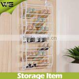 8 Tier Over Door Hanging Shoe Rack Can Hold 24 Pairs Shoes FH-SR00488 thumbnail-1