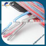 100% Uhmwpe Fiber 4 Line(1red in 400kg,1blue in 400kg,2gray in 400kg) x 25m Kitesufing Line Set End Looped thumbnail-5