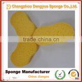 Foot Shape Yellow Car Cleaning Seaweed Sponge thumbnail-1