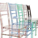 Colorful Crystal Resin Polycarbonate Chiavari Chair thumbnail-1