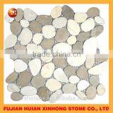 White Nature Pebble Tile,indoor Wall Floor Decoration Pebble Tile thumbnail-3
