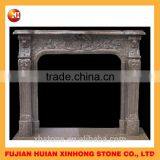 Carved Suspended Marble Fireplace,indoor Freestanding Fireplace thumbnail-3