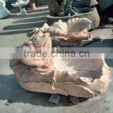 Garden Decorative Marble Frog Statue thumbnail-4