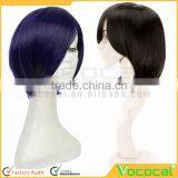Ladies Straight Short Bob Hair Wig for Halloween Christmas Party Cosplay Costume thumbnail-3
