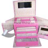 Store More Hot Selling Multi Drawer Jewelry Organizer in Pink thumbnail-1