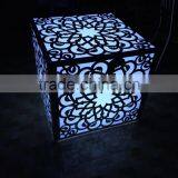 High Quality Stainless Steel Table Base With LED Light Wedding Table thumbnail-1