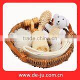 Spa Accessories Ratan Basket Bath Set thumbnail-1