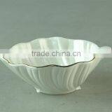Low Price Leaf-shaped Suprastriate White Ceramic Dinner Dish for Wholesale,high Quality Restaurant Serving Dishes. thumbnail-1