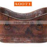 Hammered Bowl With Antique Finished thumbnail-1