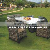 Leisure Dining Chair & Table BM-558 PE Rattan Wicker Outddor Furniture thumbnail-1