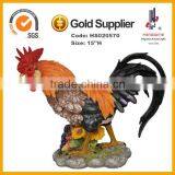 21 Inch Garden Decoration Lifelike Resin Standing Animal Sculpture Rooster thumbnail-3