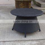Exquisite 5Pcs Rattan Cafe Tables And Chairs With Quality Assured thumbnail-4
