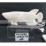 Hand Painted Ceramic Fish Decoration Lamp for Home thumbnail-1
