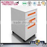 Livingroom Furniture Metal Mobile Storage Cabinet 3 Drawer Steel Movable Cabinet thumbnail-2