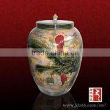 High Temperature Fired Chinese Antique Porcelain Jar for Home Decoration thumbnail-1