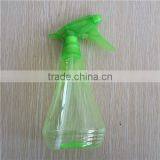 Green Transparent Plastic Garden Spray Bottle With Trigger thumbnail-2