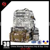 China Xinxing 40L High Quality Army Military Travel Camouflage Outdoor Nylon Big Capacity Backpack With Camera Bag thumbnail-1