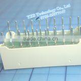 DC-10SRWA 30mA White 1.85V Top 5.08mm x 1.78mm Through Hole DC10SRWA 10SEG 660NM RED LED thumbnail-2