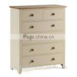 2015 Qing Dao Hot Selling Pine 2+3 Drawer Chest of Drawers for Living Room thumbnail-4