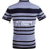 New Branded Yarn Dyed Men's Cotton Strip Polo t Shirt thumbnail-2