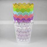 Plastic Round Hollow Out Garbage Can thumbnail-4