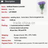Romantic and Cheap Artificial Flower Fabric With Lavender Flower Wedding Table Decoration thumbnail-2