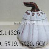 Ceramic Pumpkin With Cover Can Open Festival Holloween Decorations thumbnail-2